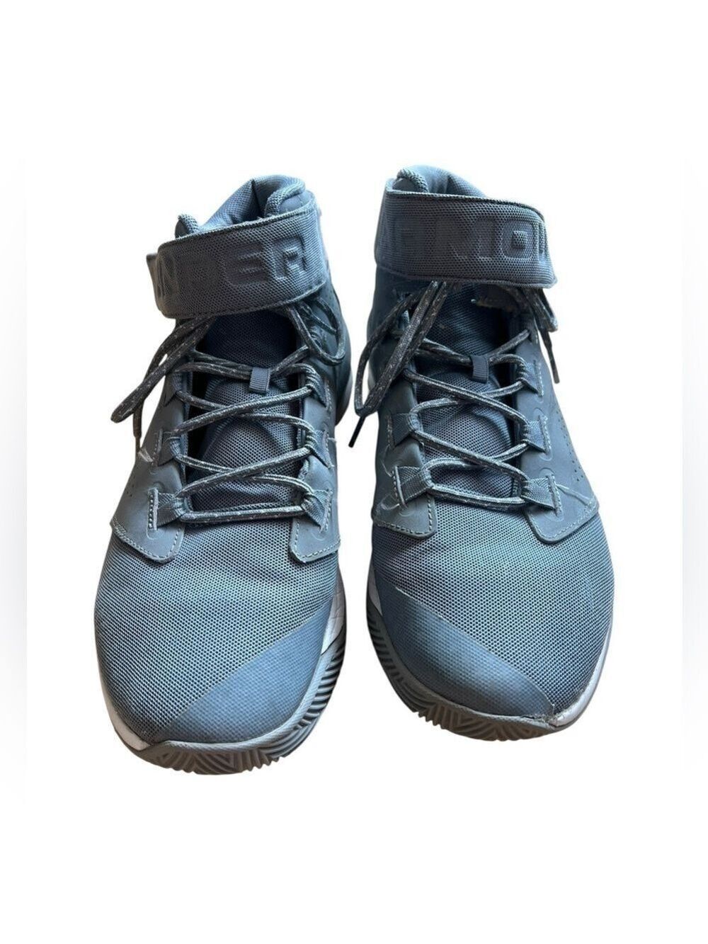 Under Armour Mens Athletic High Tops Gray